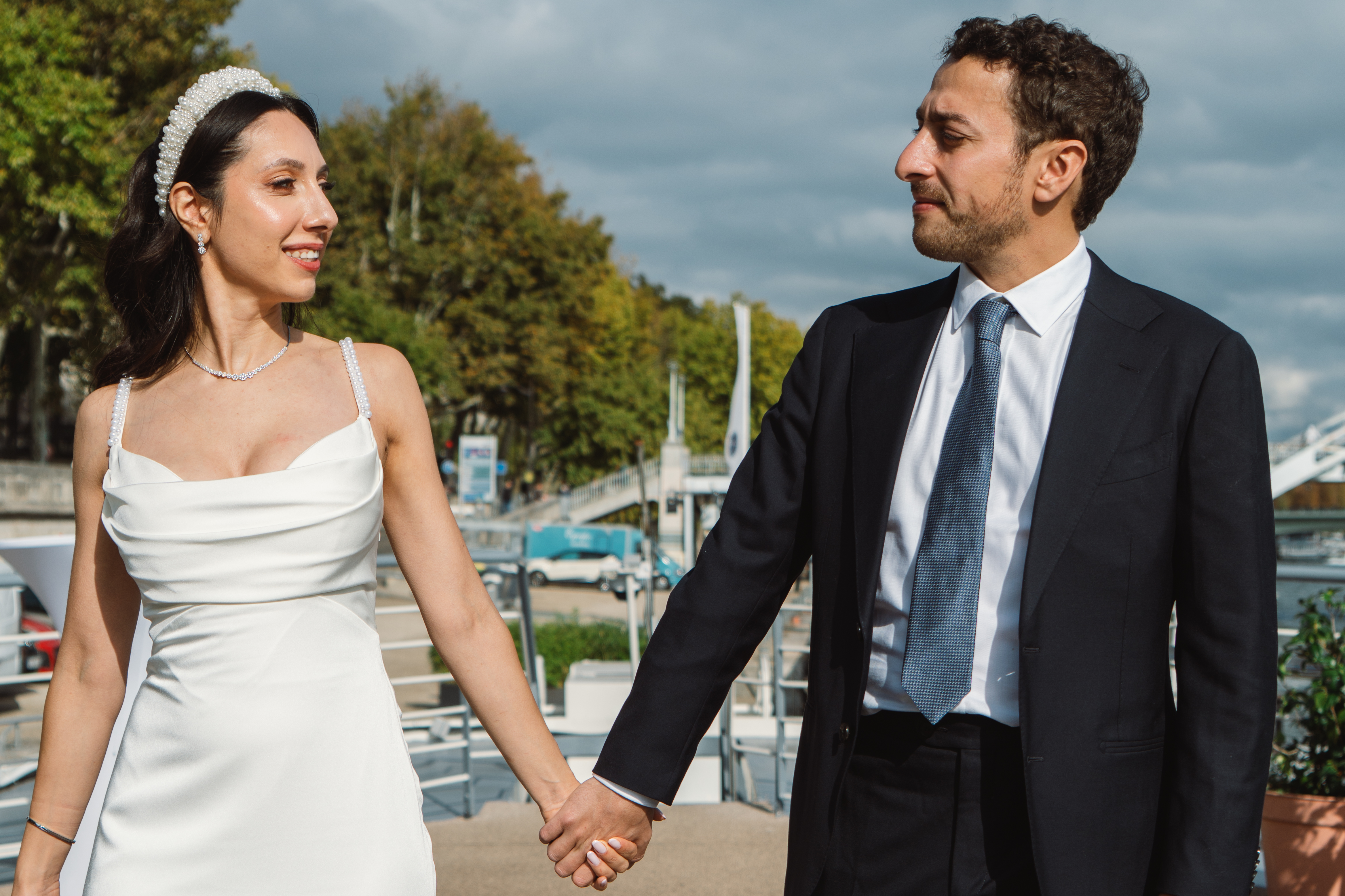 Photo mariage émouvante